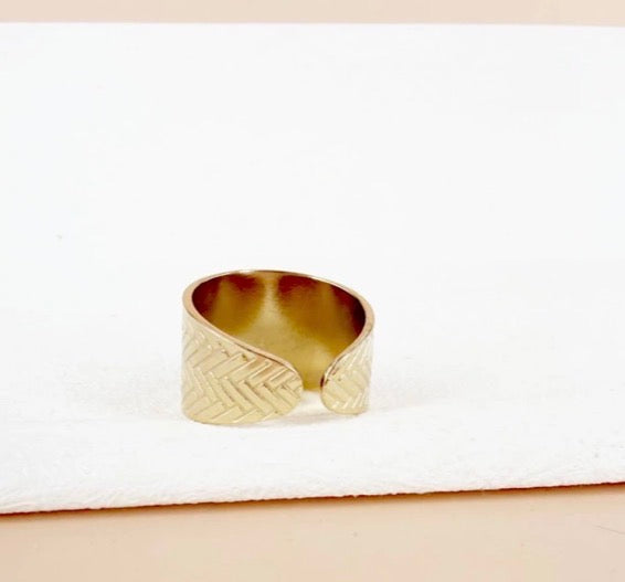 Bague Or & Turquoise SALAMA | Style Gypsy Bohème