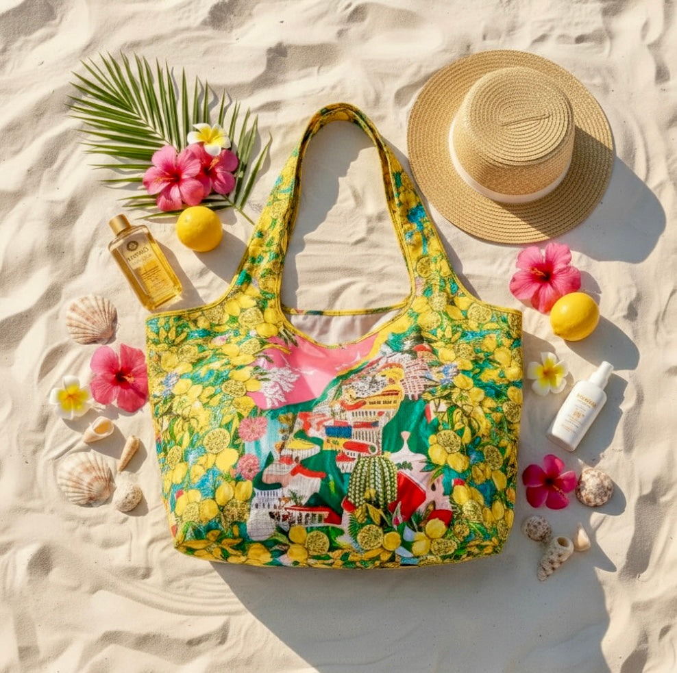 Sac pliable shopping LEMON