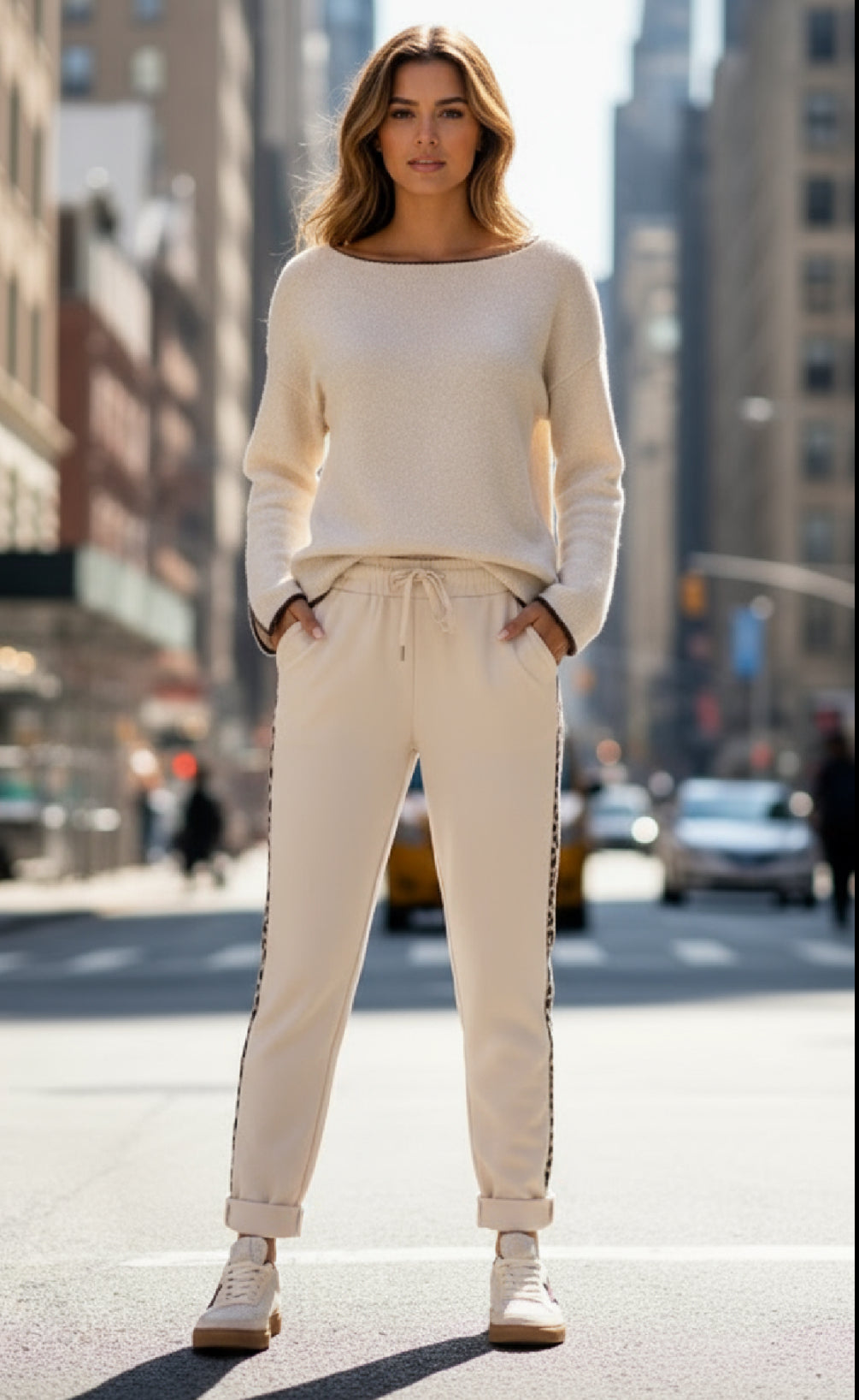 Pull noeuds paillettes EVA