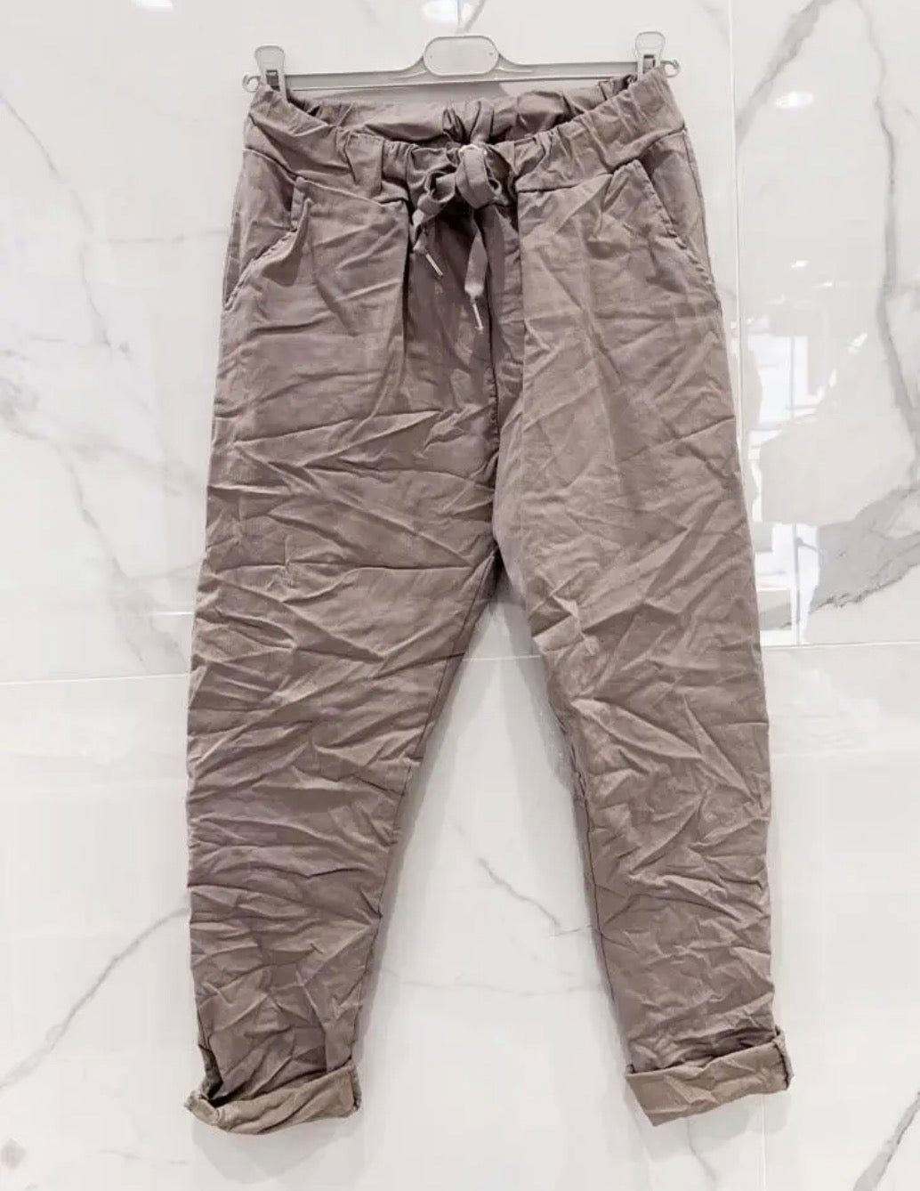 Pantalon LEA  – Toile magique confort| Taille Élastique
