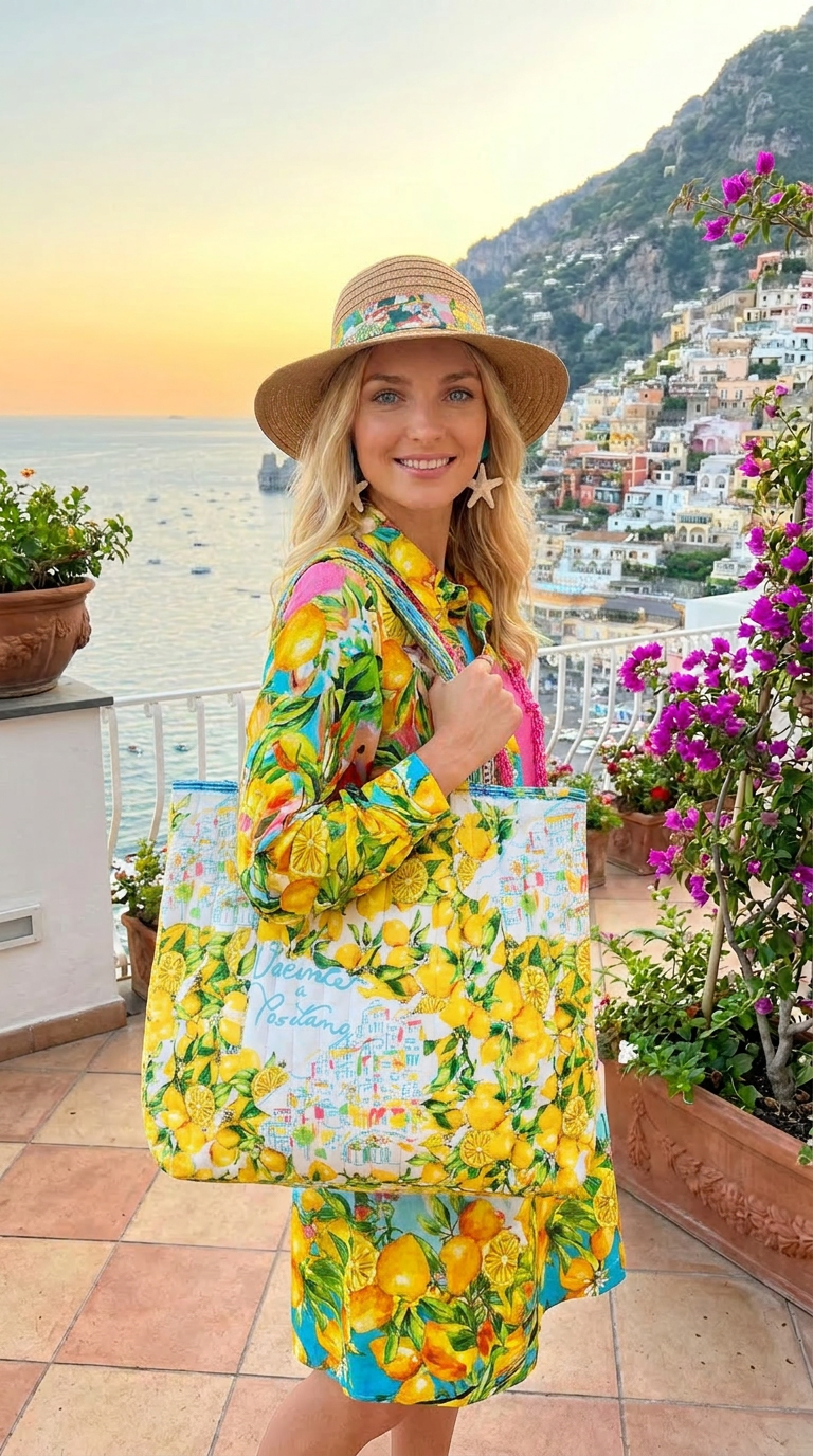 Sac cabas citrons MENTON