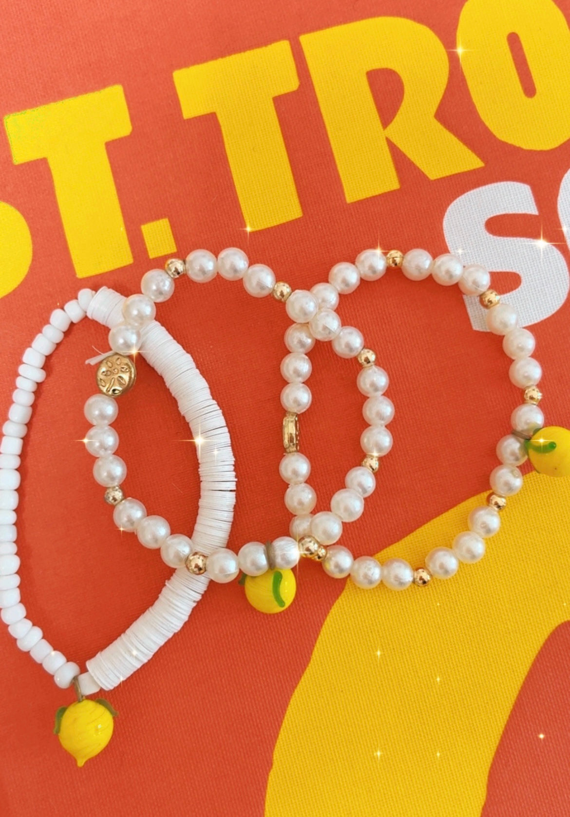 3 Bracelets perles MOOREA