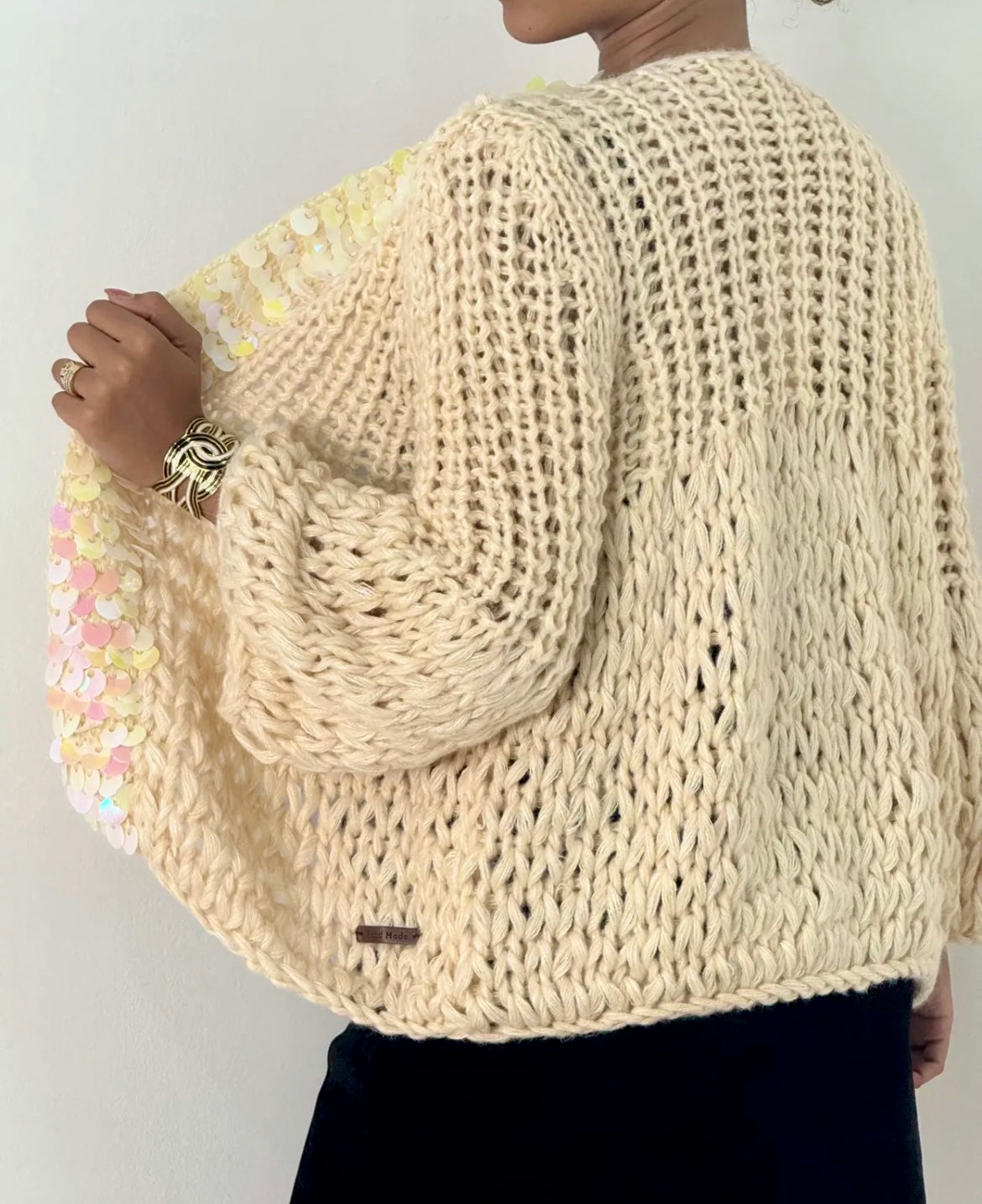 Gilet maille fait main ANITA