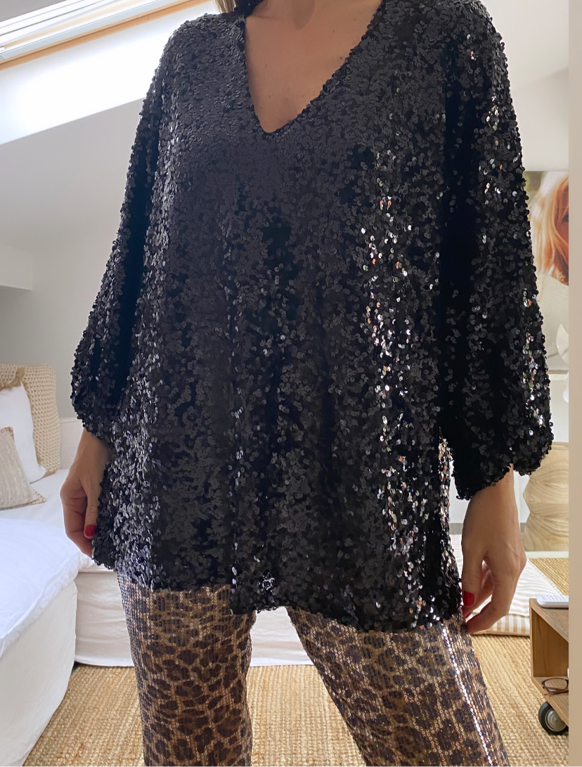 Blouse paillettes GÉRALDINE