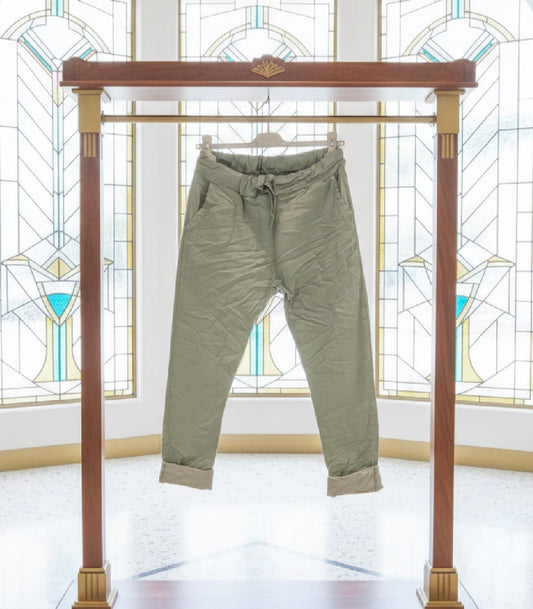 Pantalon toile unie LÉA