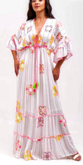 Load image into Gallery viewer, Long bohemian dress LOLITA pink
