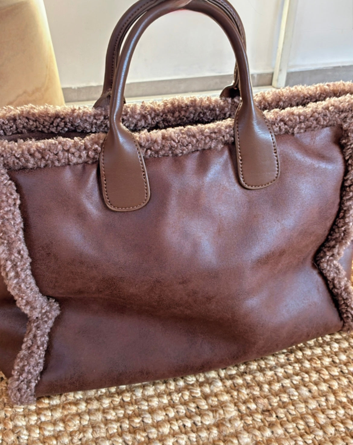 Sac cabas St Honoré fourrure