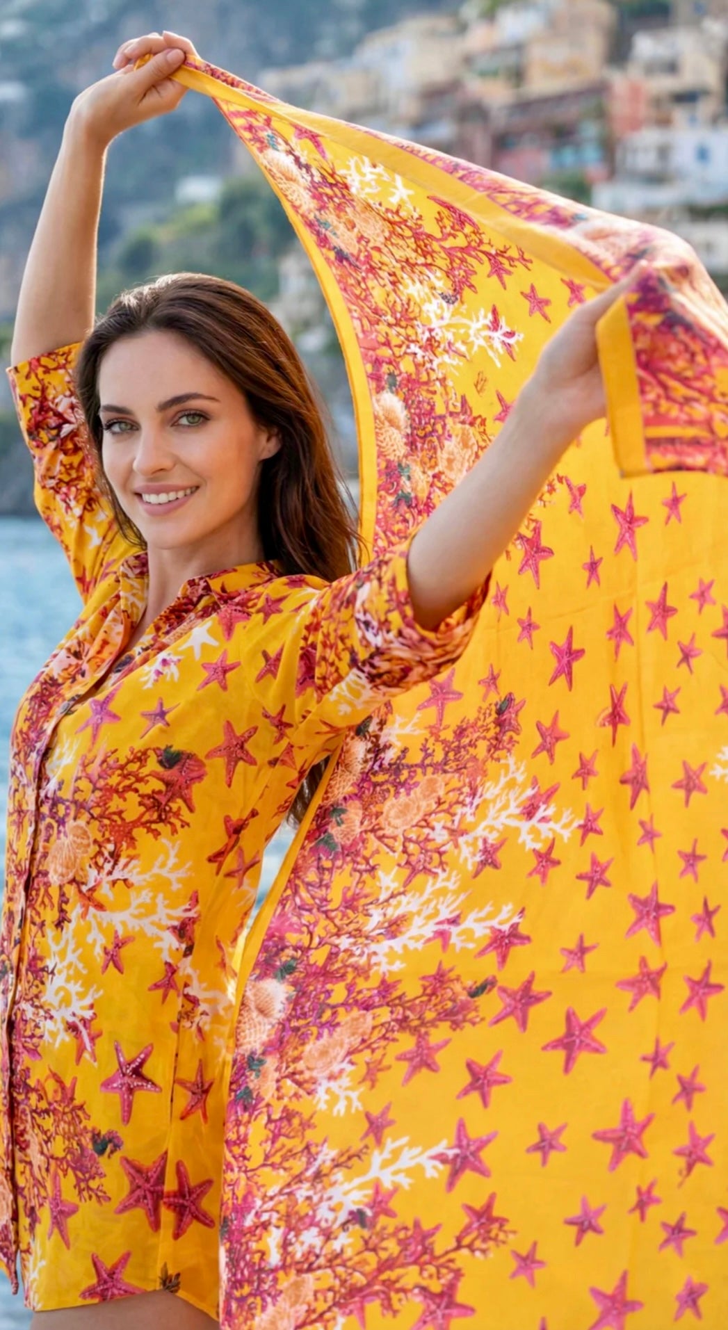 Foulard orange MARBELLA