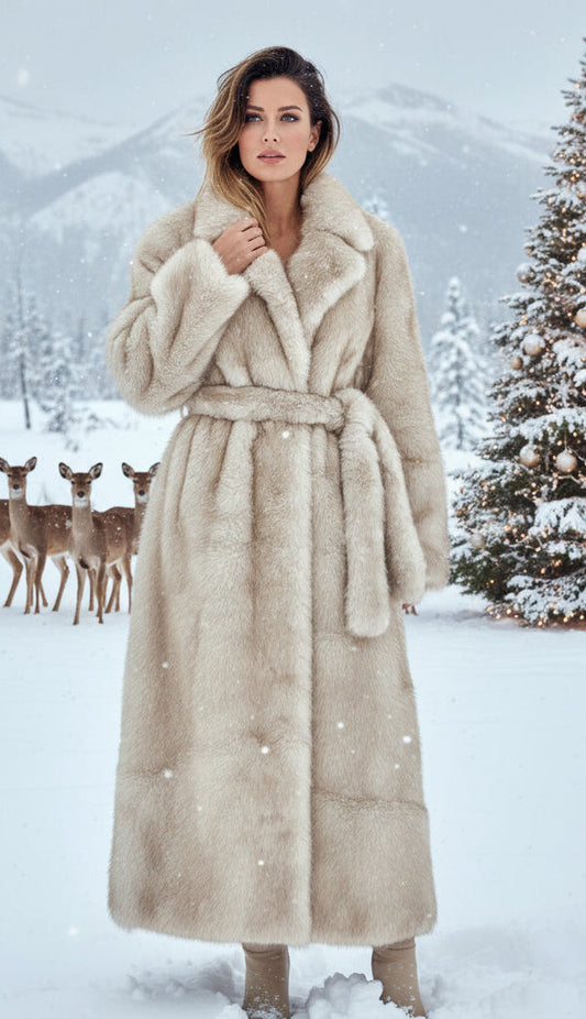 Manteau fausse fourrure IVANA