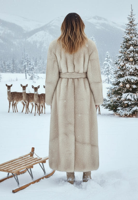 Manteau fausse fourrure IVANA