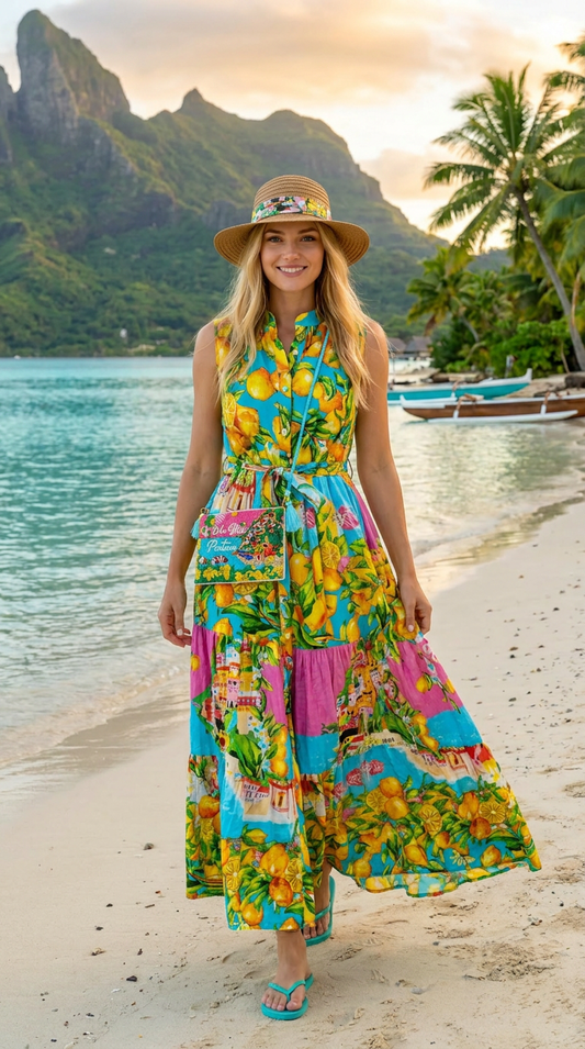 Robe longue LEMON