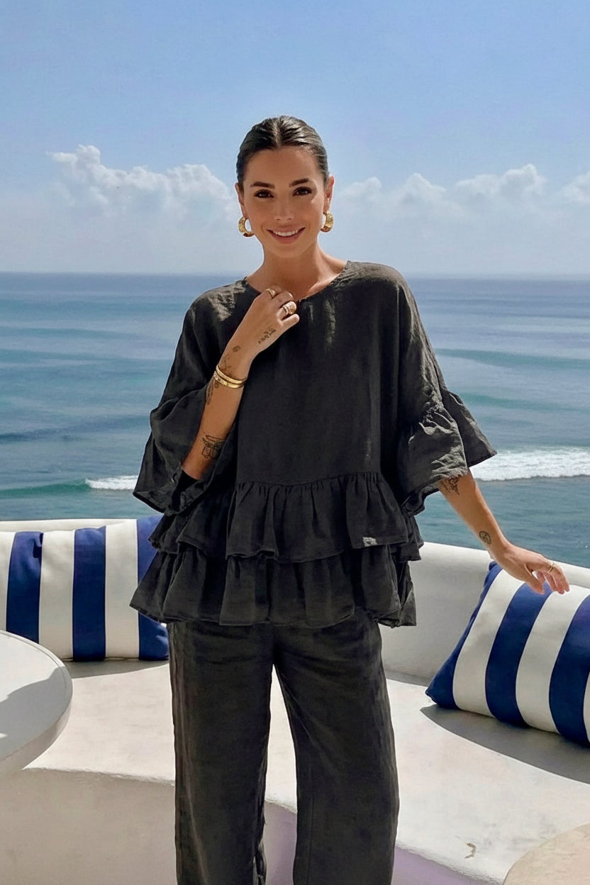 Blouse à volants RIVIERA