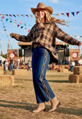 Charger l'image dans la visionneuse de la galerie, Chemise à Carreaux COOPER – Style Western Chic Femme
