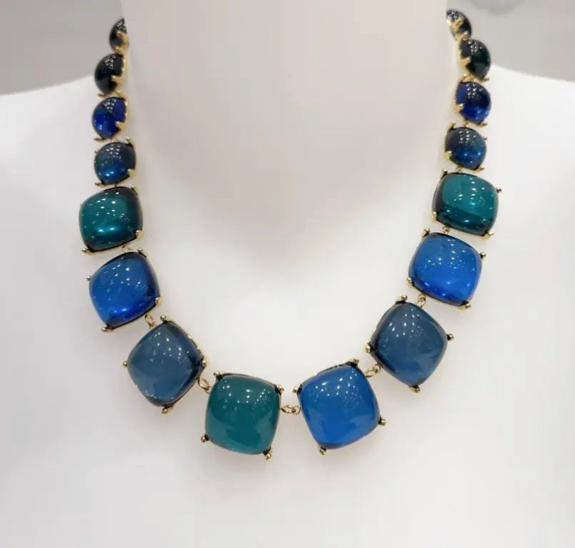 Collier Rock bleu ELIE