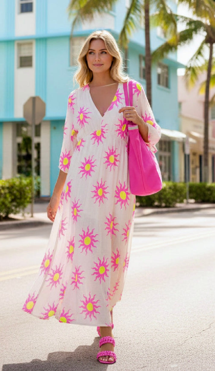 Robe bohème soleil ANITA