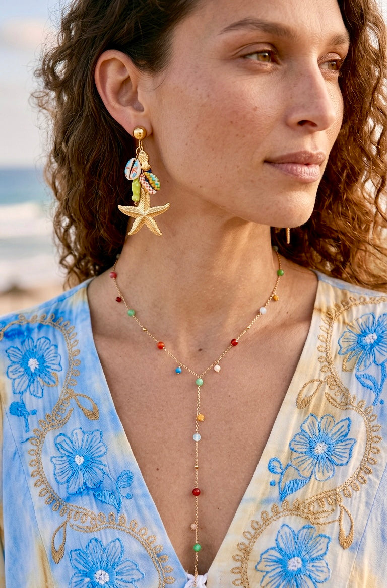 Boucles d’oreilles multicolores PLAYA