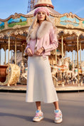 Load image into Gallery viewer, Perfecto effet cuir Rose Col Fausse Fourrure – Blouson LAURIE
