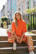 Load image into Gallery viewer, Pantalon fluide soie Imprimé PICCADILLY 🧡
