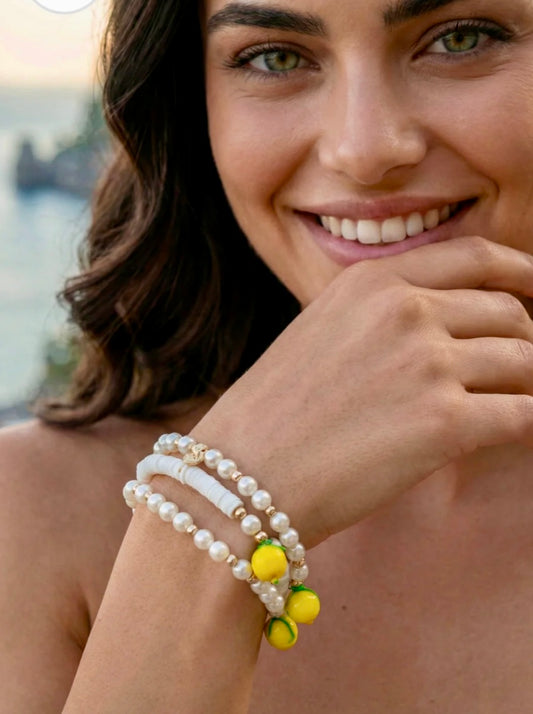 3 Bracelets perles MOOREA