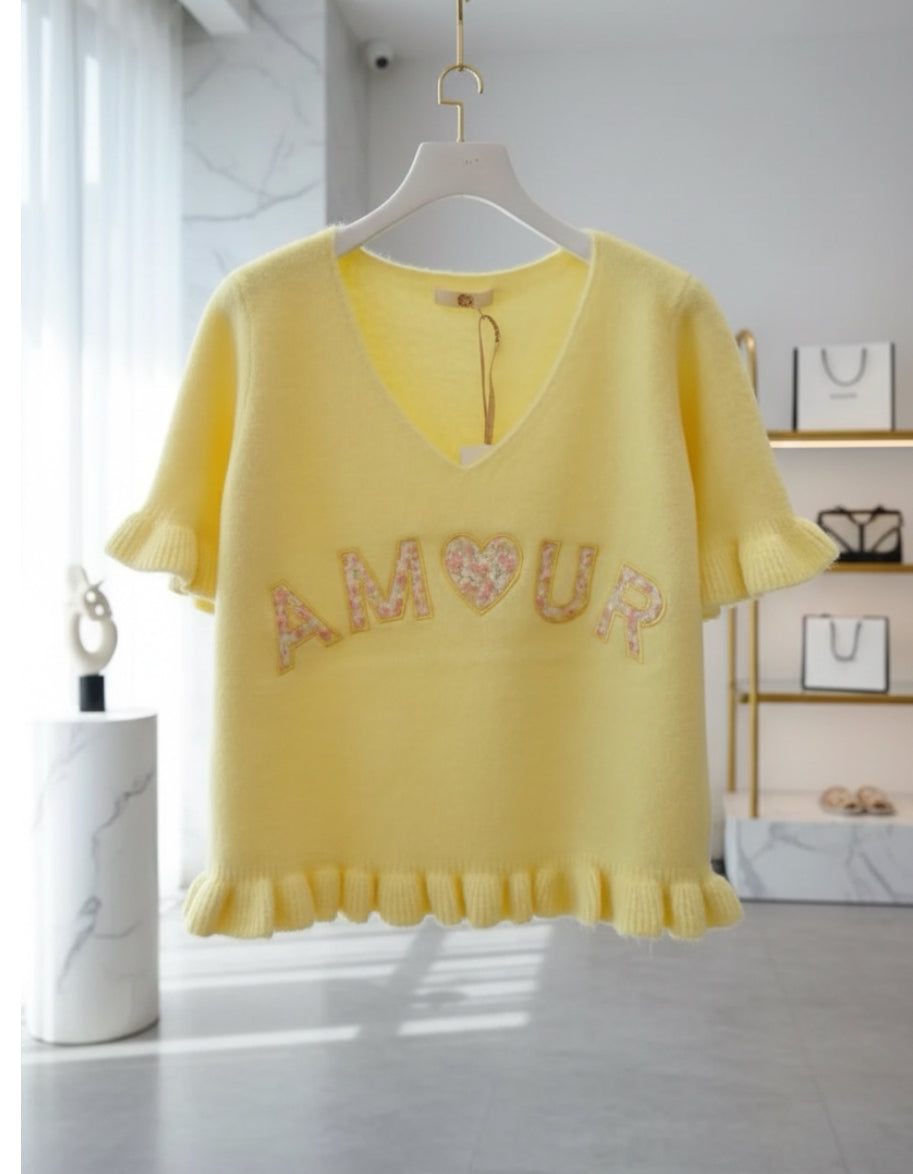 Pull doux AMOUR
