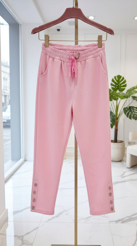 Pantalon coeurs strass ARIELLE