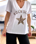 Load image into Gallery viewer, Tee shirt coton ROCKSTAR  2 tailles
