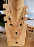 Load image into Gallery viewer, Vanessa necklace black/gold
