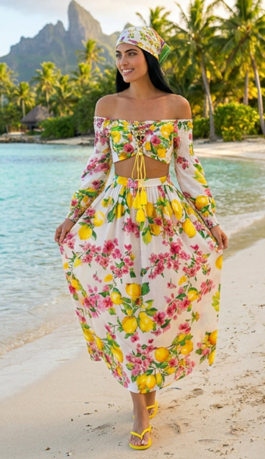 Ensemble top/jupe MOOREA