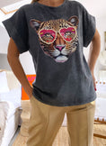 Load image into Gallery viewer, Tee-shirt tigre perles KIARA
