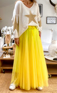 Load image into Gallery viewer, Neon yellow tulle skirt NINI 2 sizes
