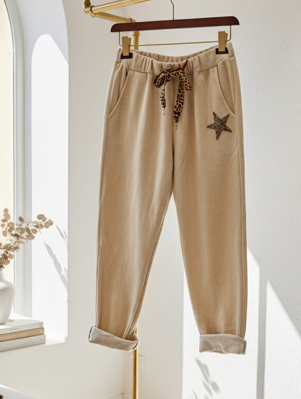 Jogging velours ETOILE