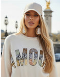 Cargar la imagen en la vista de la galería, Pull Clotilde – Pull crème Amour Paillettes ✨
