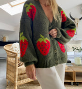 STRAWBERRY knit vest