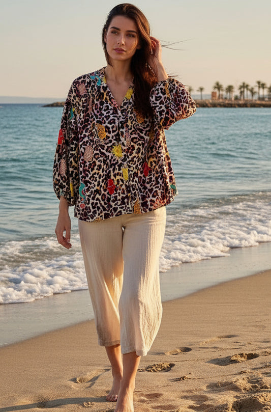 Blouse fluide ZOA imprimé STELLA