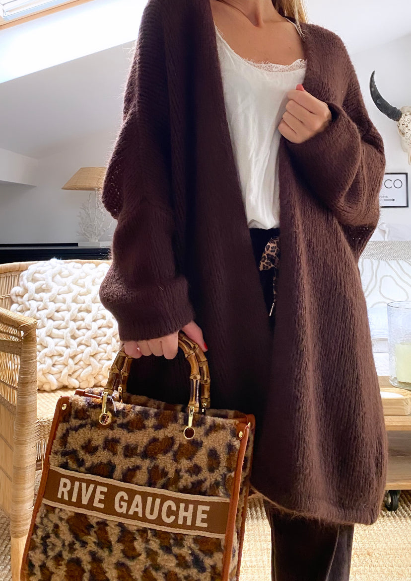 Bolso de leopardo VENIZA de RIVE GAUCHE