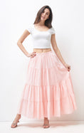 Load image into Gallery viewer, Pink LILOU cotton petticoat
