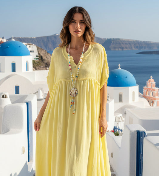 Robe gaze de coton AMBRE