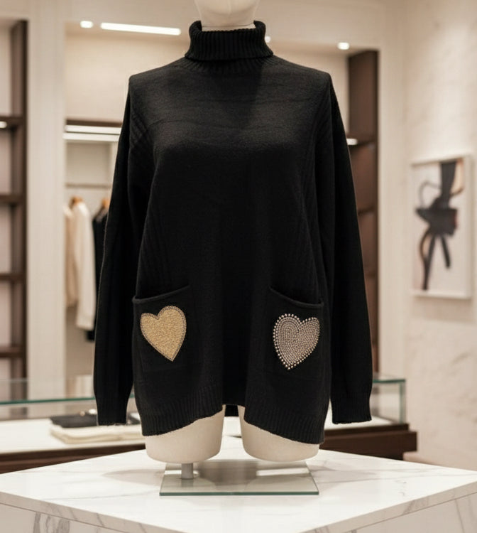 Pull col roulé oversize ORIANA