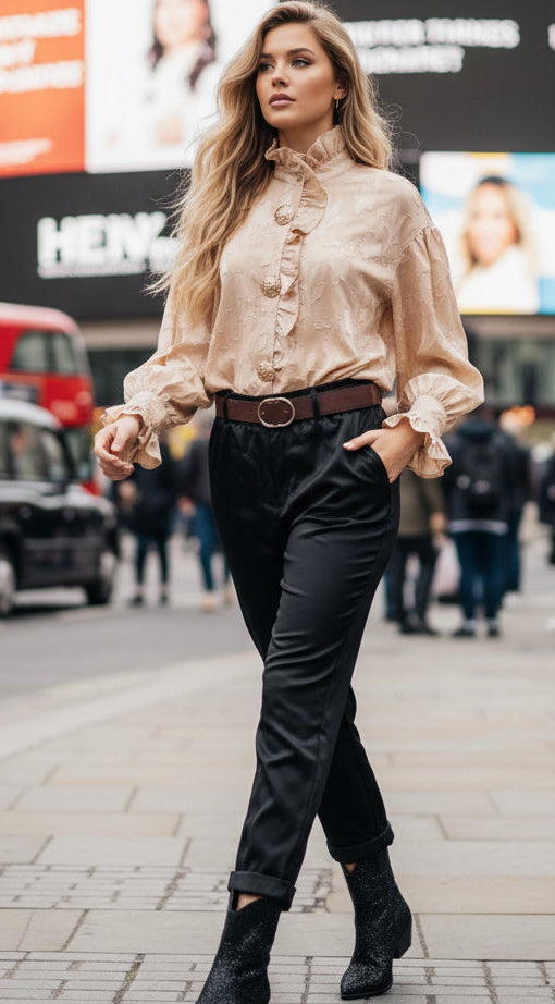 Pantalon noir SERENA