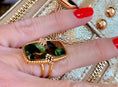 Load image into Gallery viewer, SANA khaki mother-of-pearl ring
