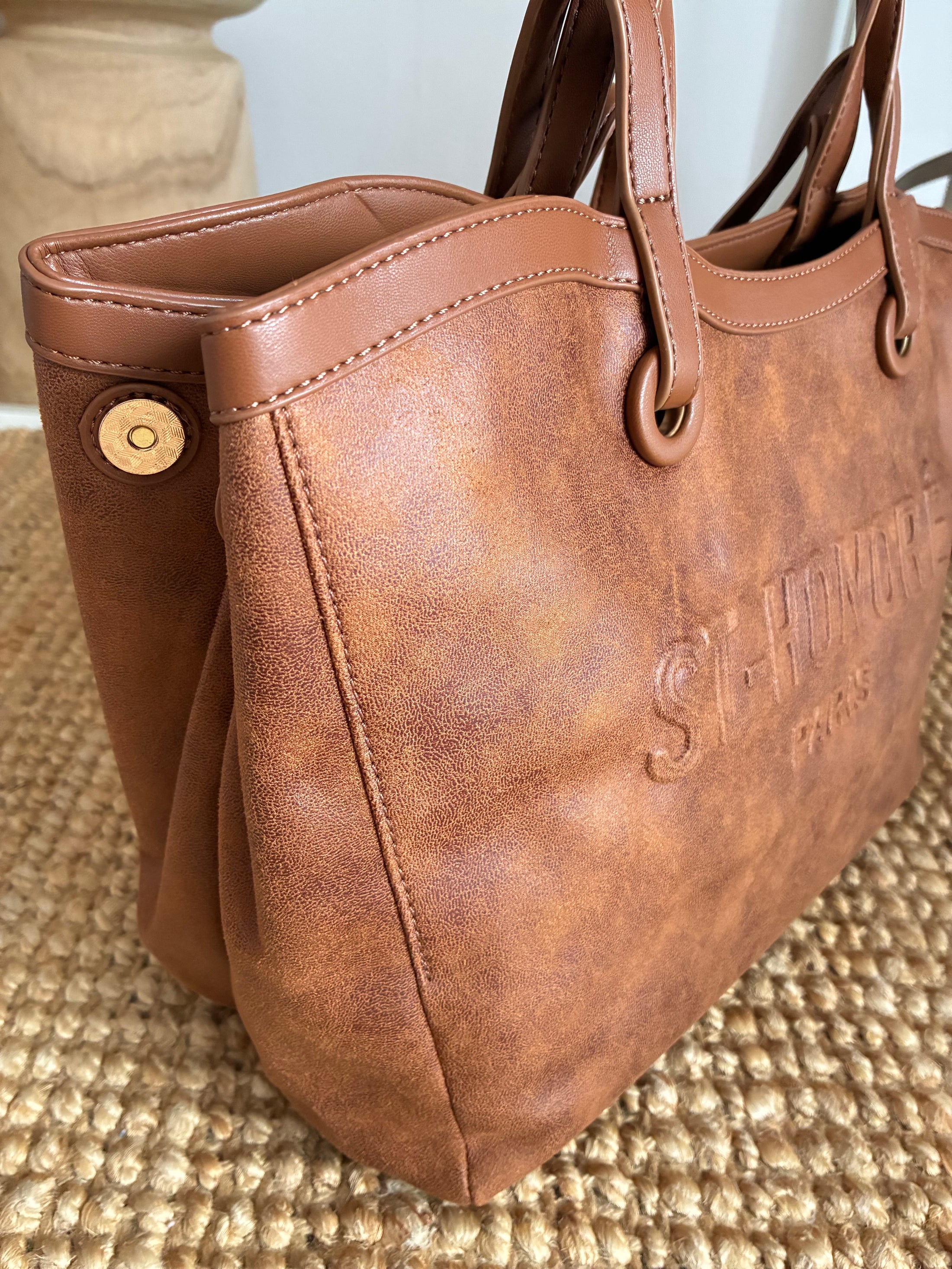 Sac camel effet cuir MIAMIVICE