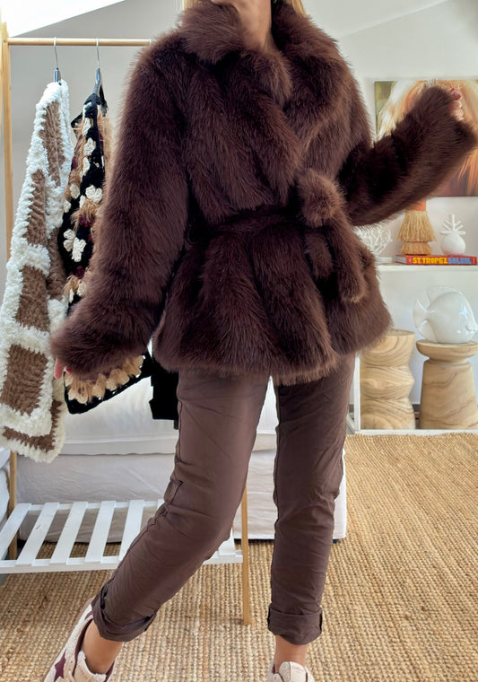 Veste fourrure vison CLOTILDE