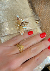 JOLIA gold or silver star ring