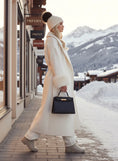 Load image into Gallery viewer, Manteau NINA – Laine & Cachemire, Poignets Fourrure
