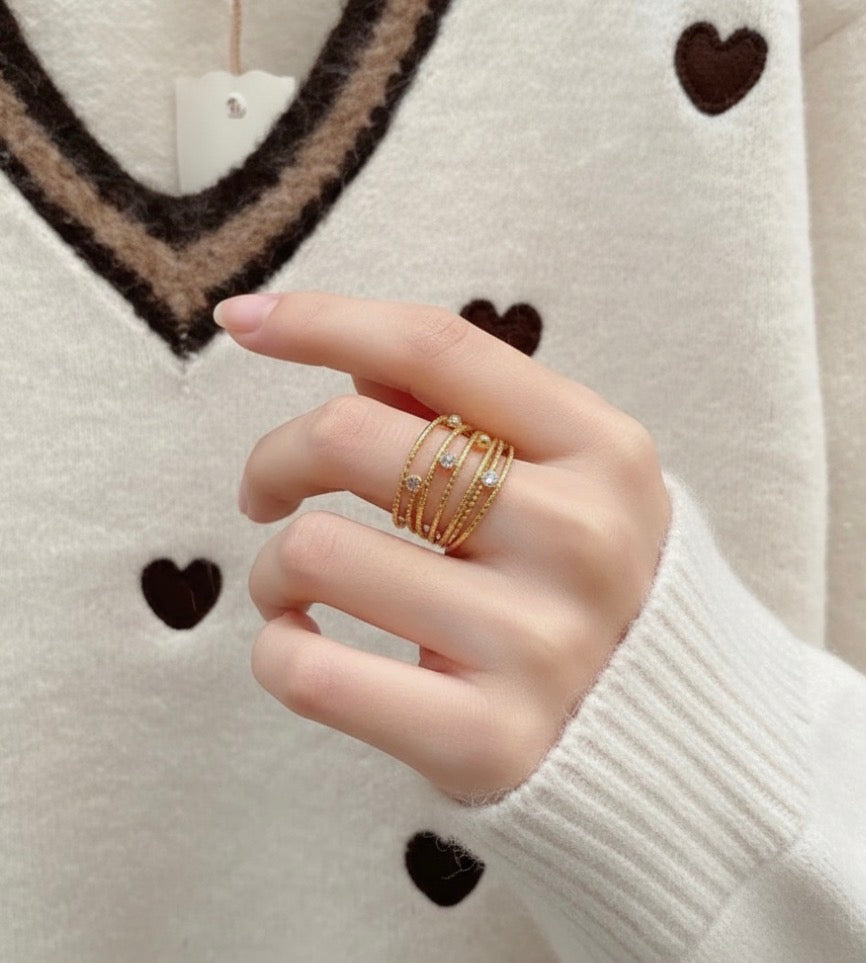 Pull Maille Crème Cœurs Brodés LULU 🤎