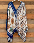 Charger l'image dans la visionneuse de la galerie, Blouse Poncho Fluide Effet Patchwork WILD – Style Boho Chic🌸
