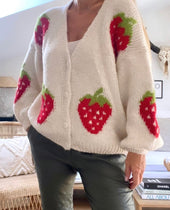 STRAWBERRY knit vest