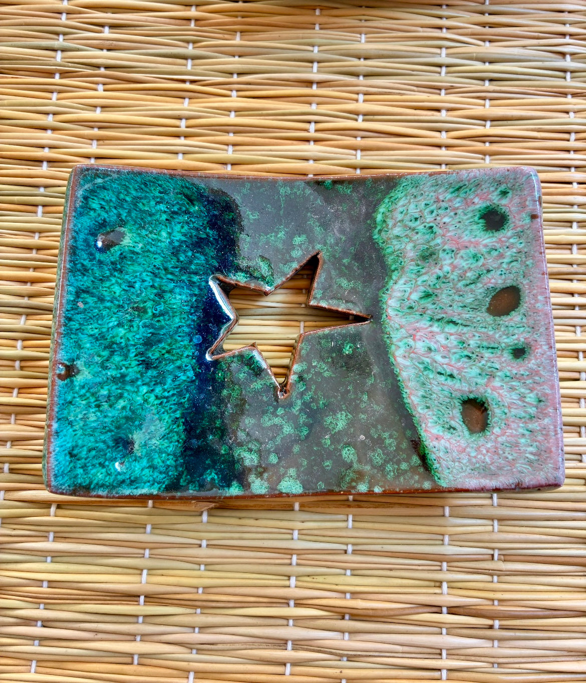 Porte savon faïence marocaine LUNA