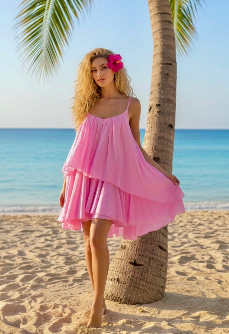Robe à Volants en Coton RÊVA — Bohème Chic