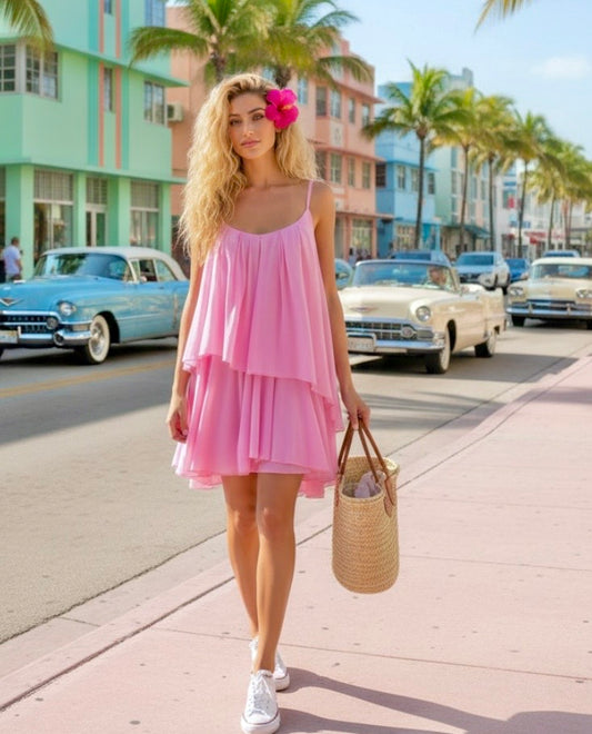 Robe à Volants en Coton RÊVA — Bohème Chic